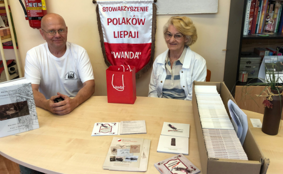 Jacek "Wiejski" Górski w Stowarzyszeniu Polaków Liepaji "Wanda"